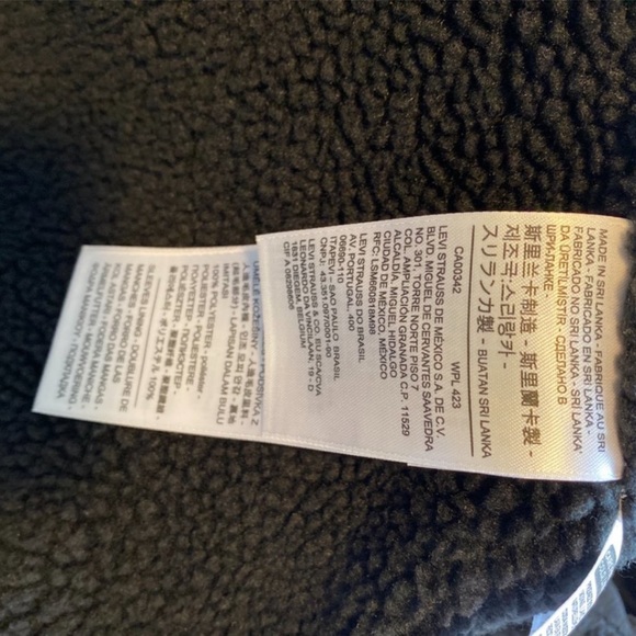 Levi’s Original Denim Sherpa Trucker Jacket - Picture 5 of 6